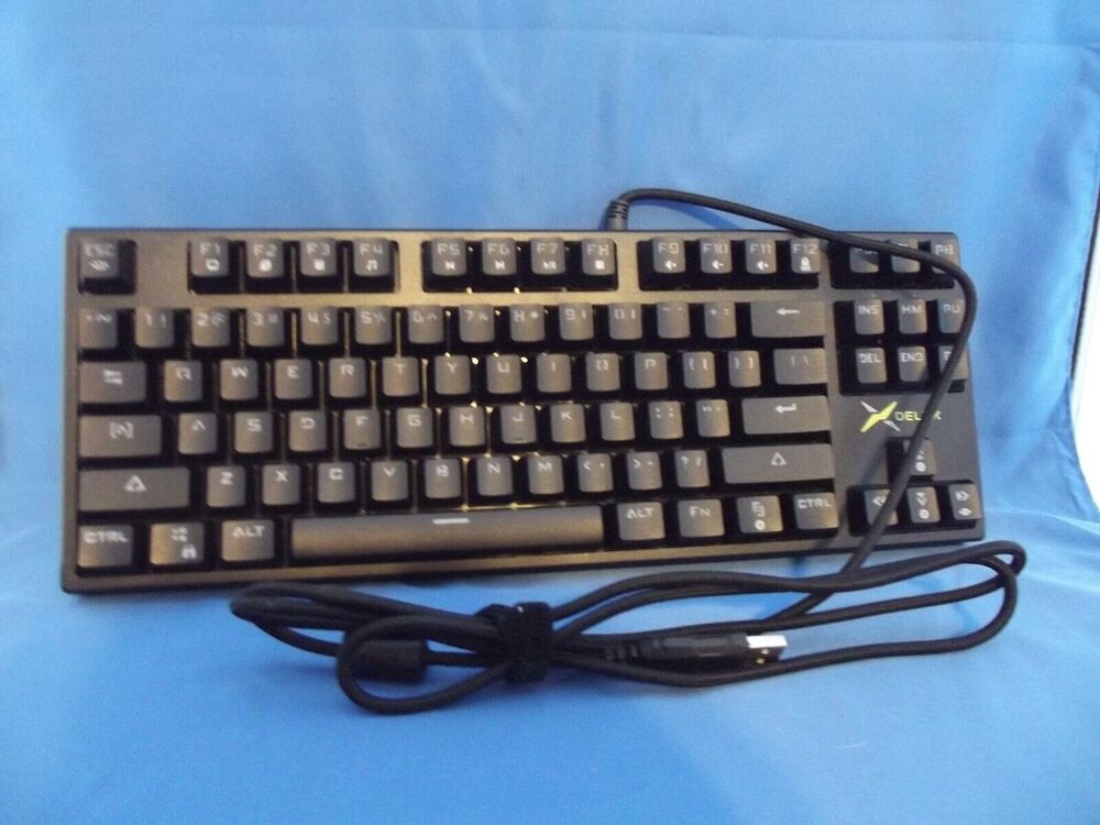 Delux KM13 UM Mechanical Keyboard - Red Switches - Wired